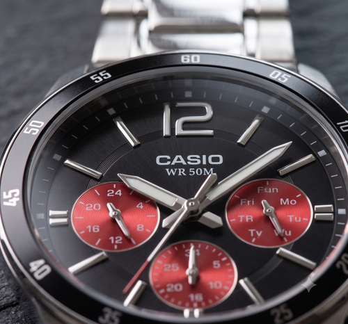 Reloj Casio Chrono Black Steel