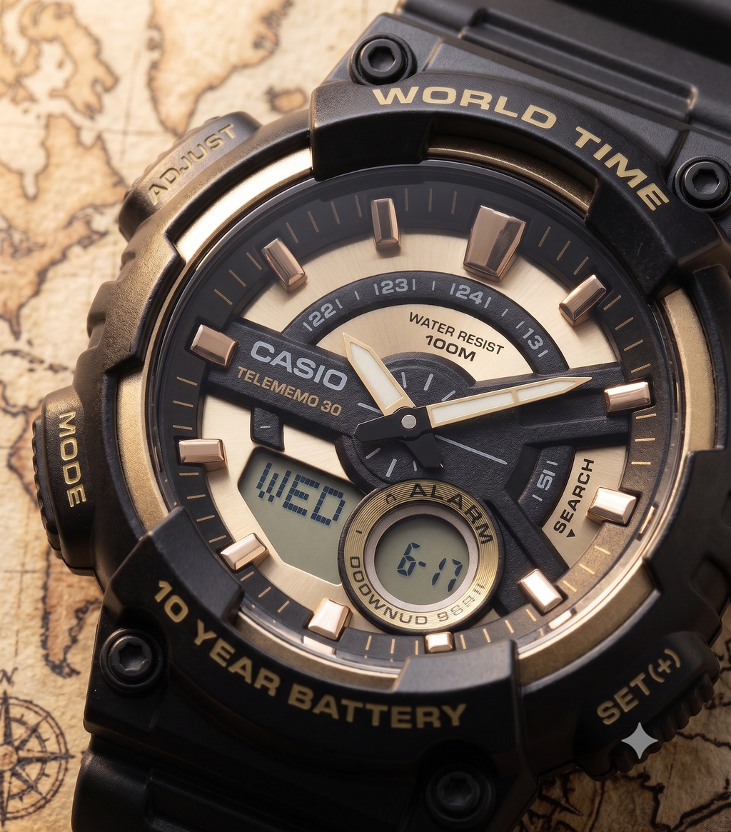 Casio Adventure World Time 100M
