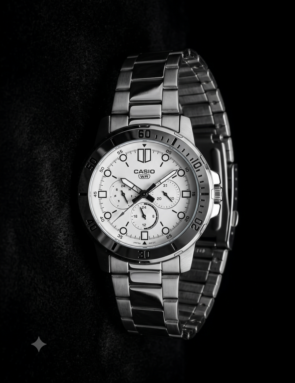 Reloj Casio - Chrono Steel White Edition