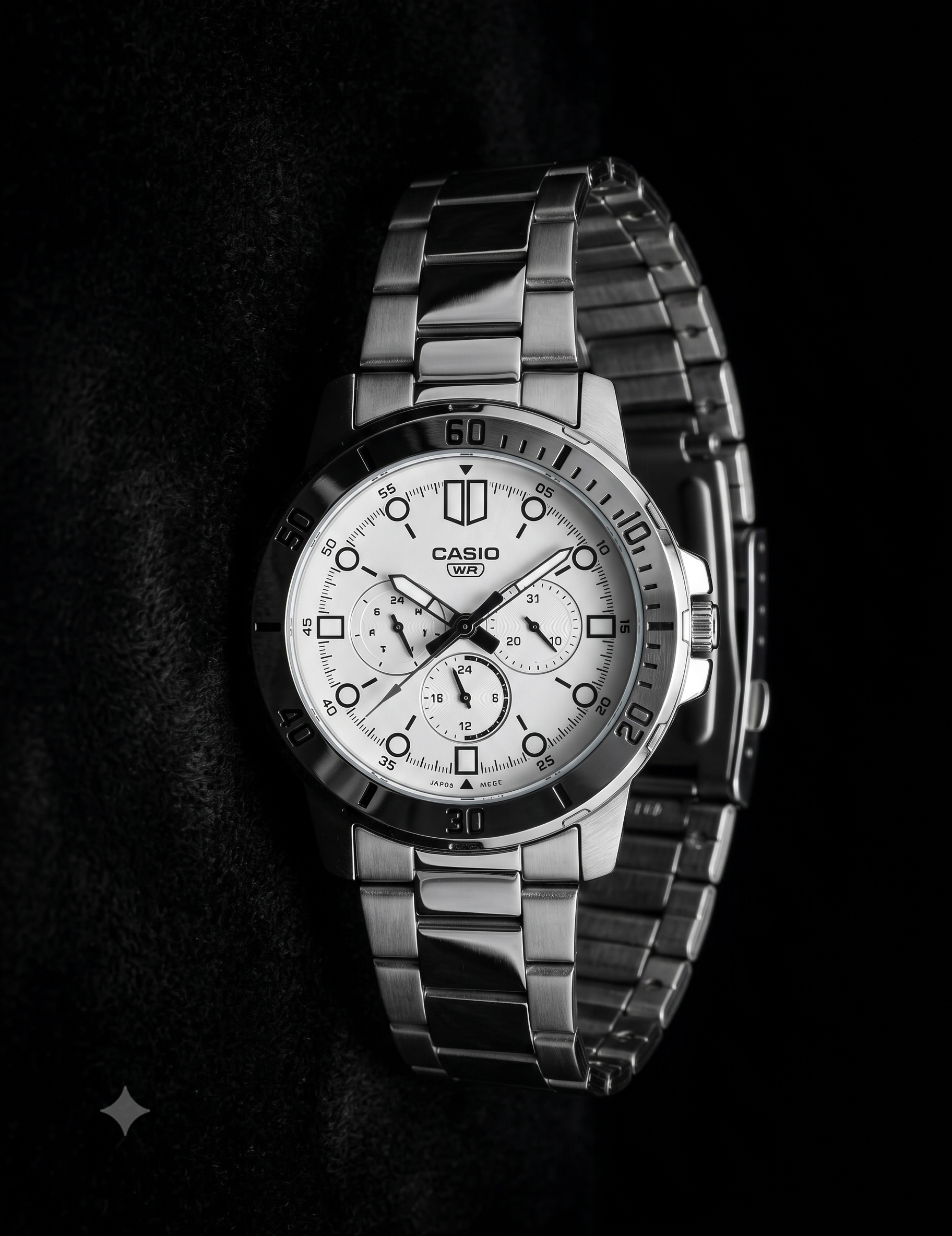 Reloj Casio - Chrono Steel White Edition