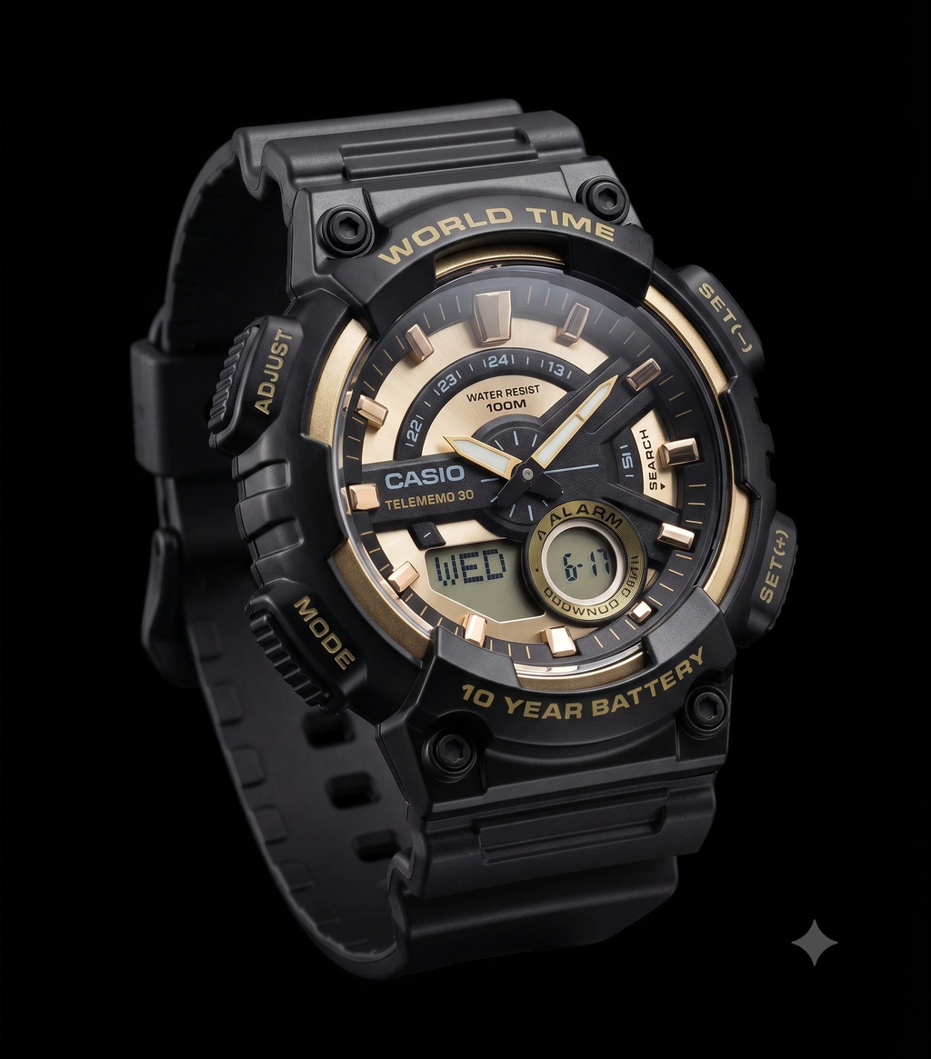 Casio Adventure World Time 100M