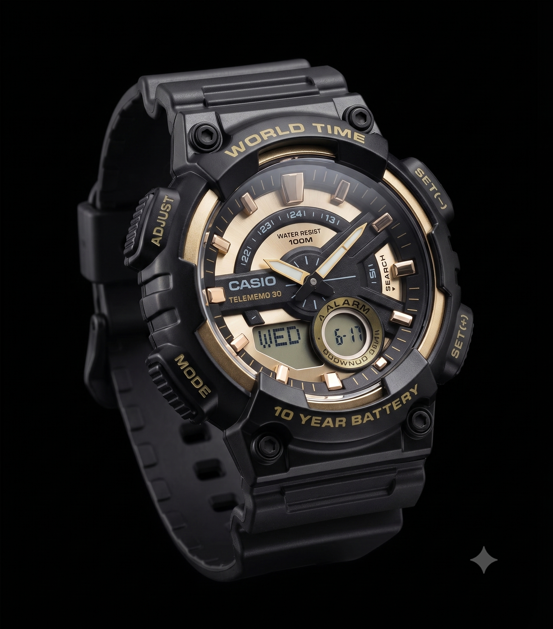Casio Adventure World Time 100M